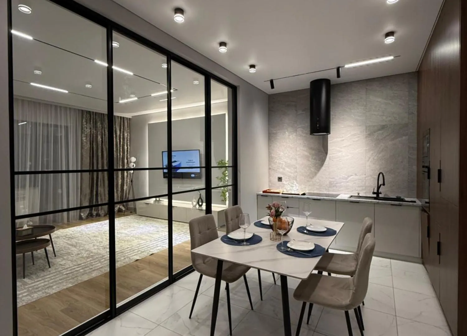 Двухкомнатная Квартира С Роскошным Видом На Город Exclusive Apartment Almaty Kazakhstan